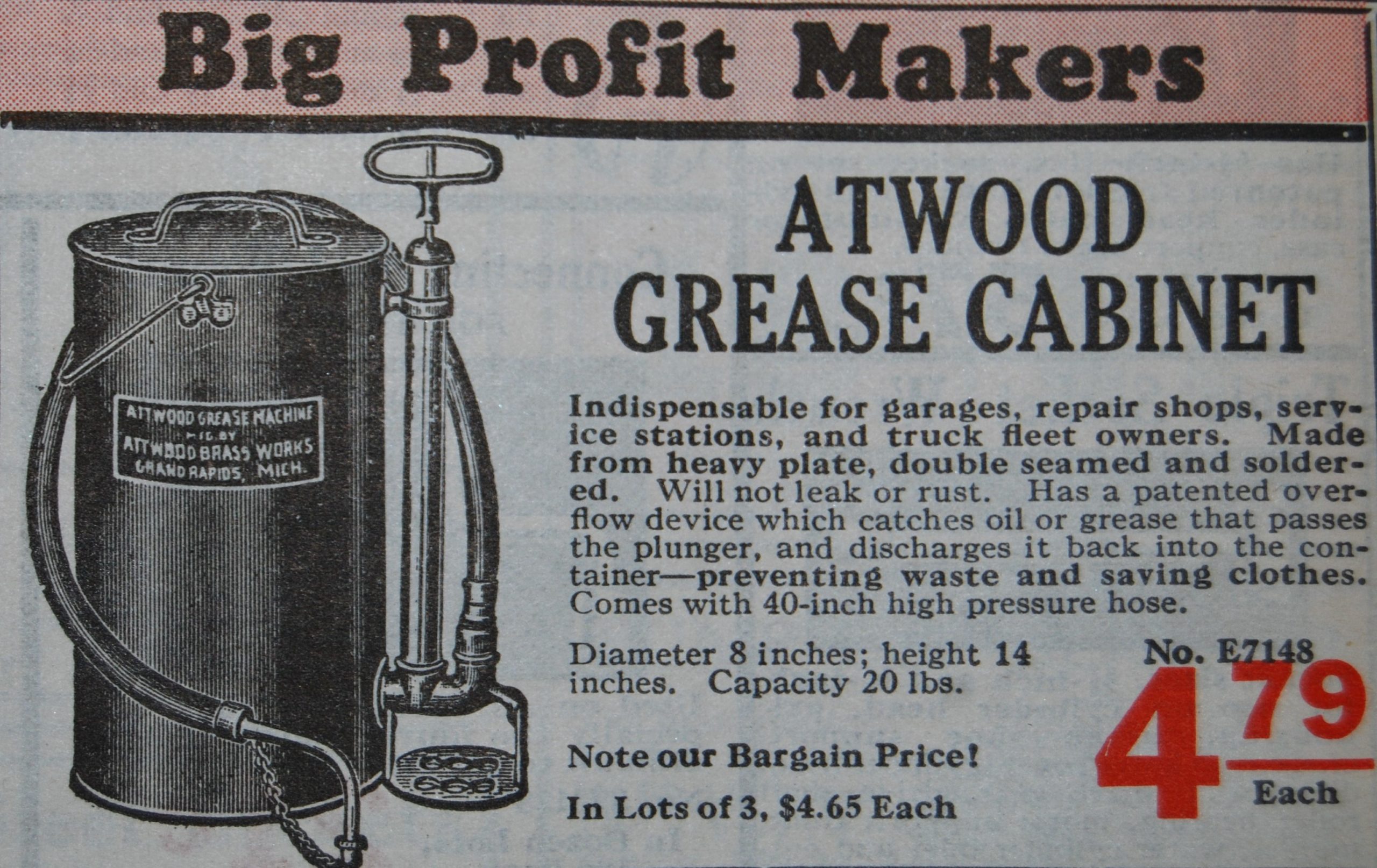 Vintage Shop Equipment: Attwood Grease Cabinet | THE SHOP