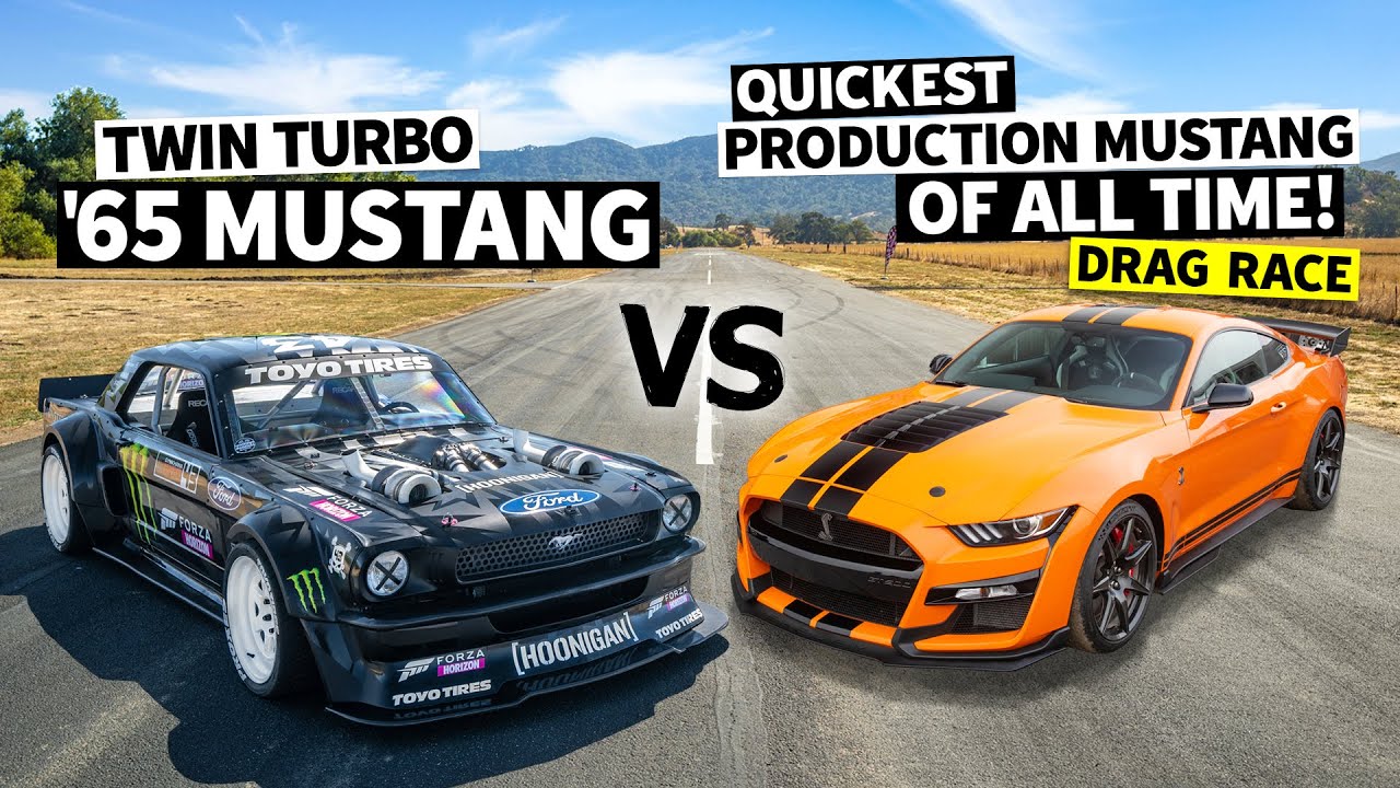 Ken Block Takes on Fastest Production Mustang | THE SHOP
