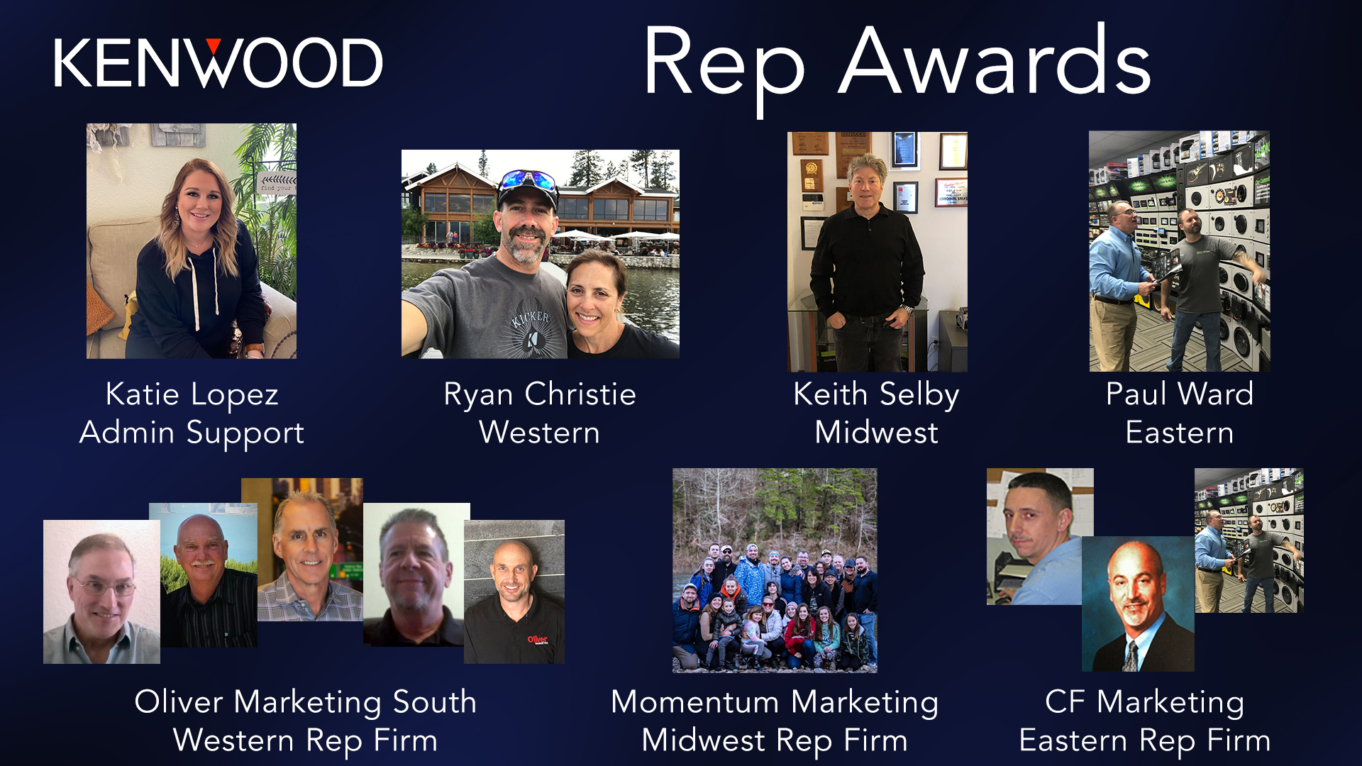 KENWOOD Announces Rep of the Year Award Winners | THE SHOP