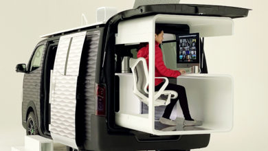 Nissan Creates Mobile Office Concept Car | THE SHOP