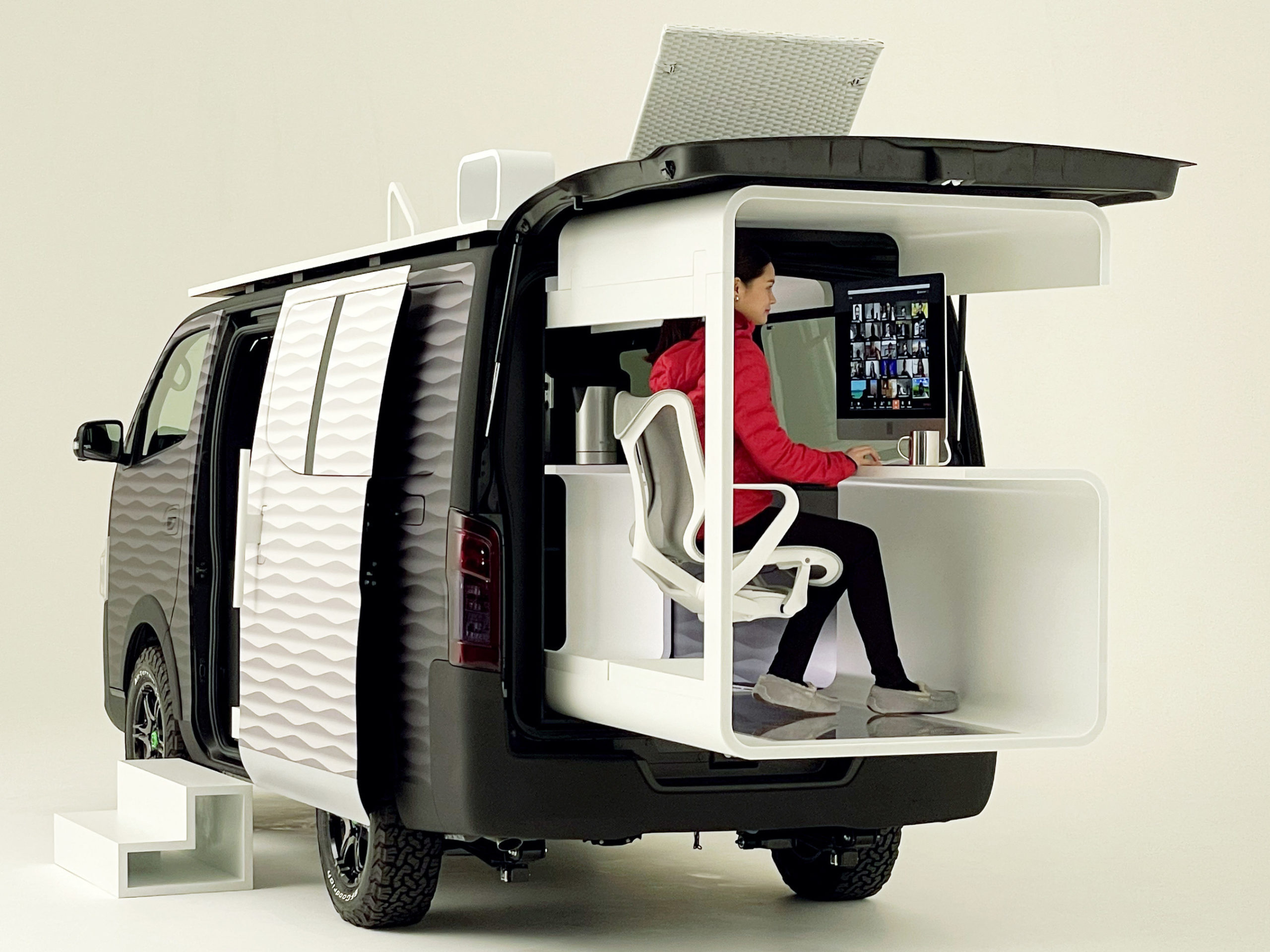 Nissan Creates Mobile Office Concept Car | THE SHOP
