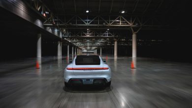 Porsche Taycan Breaks Indoor Land Speed Record | THE SHOP