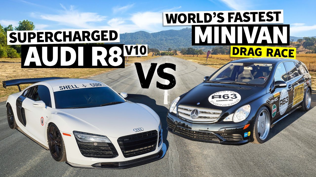 Hoonigan's This vs. That: Mercedes AMG R63 vs. Audi R8 | THE SHOP
