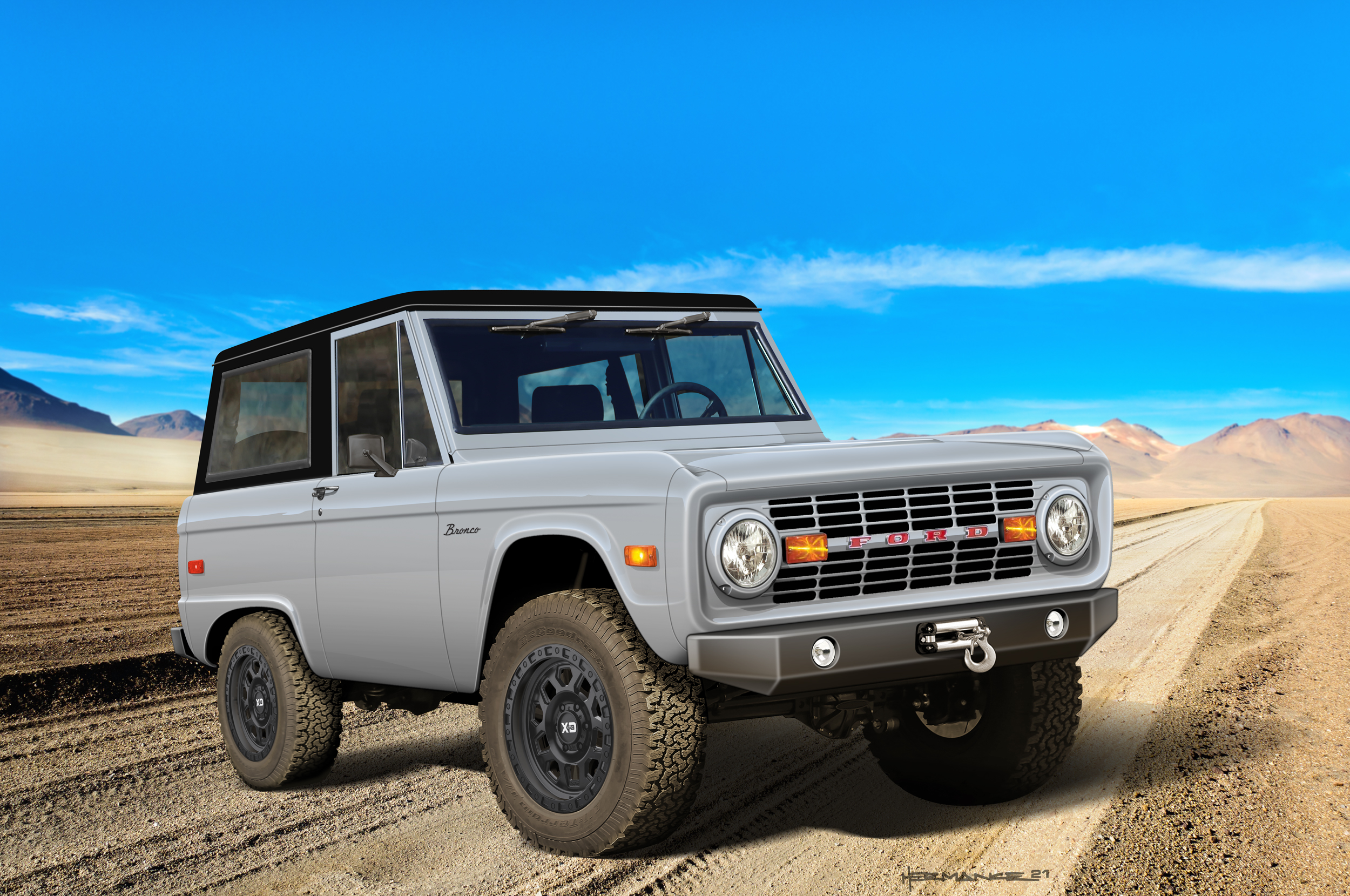 Classic Ford Broncos  1966 – 1977 Early Model Coyote Ford Broncos