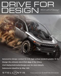 ‘Drive for Design’ Contest Challenges Students to Sketch an Electrified Jeep | THE SHOP