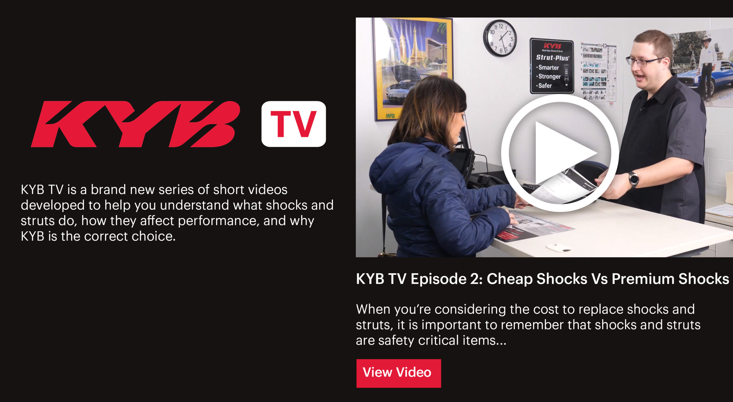 KYB Launches New Video Series | THE SHOP