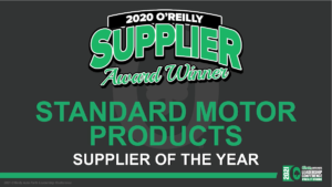 Standard Motor Products Named O’Reilly Auto Parts 2020 Supplier of the Year | THE SHOP