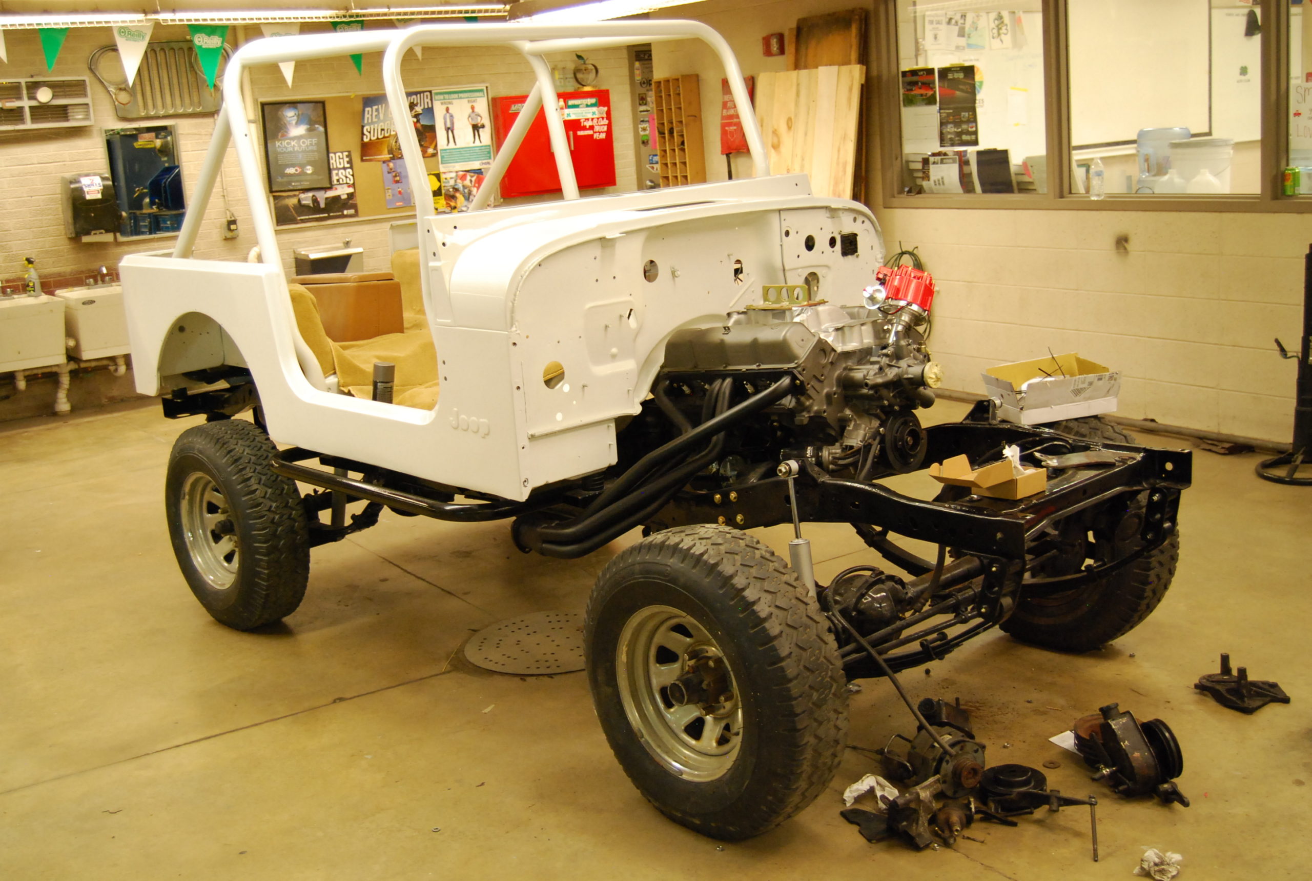 High School Struggles to Complete SEMA Show Build | THE SHOP