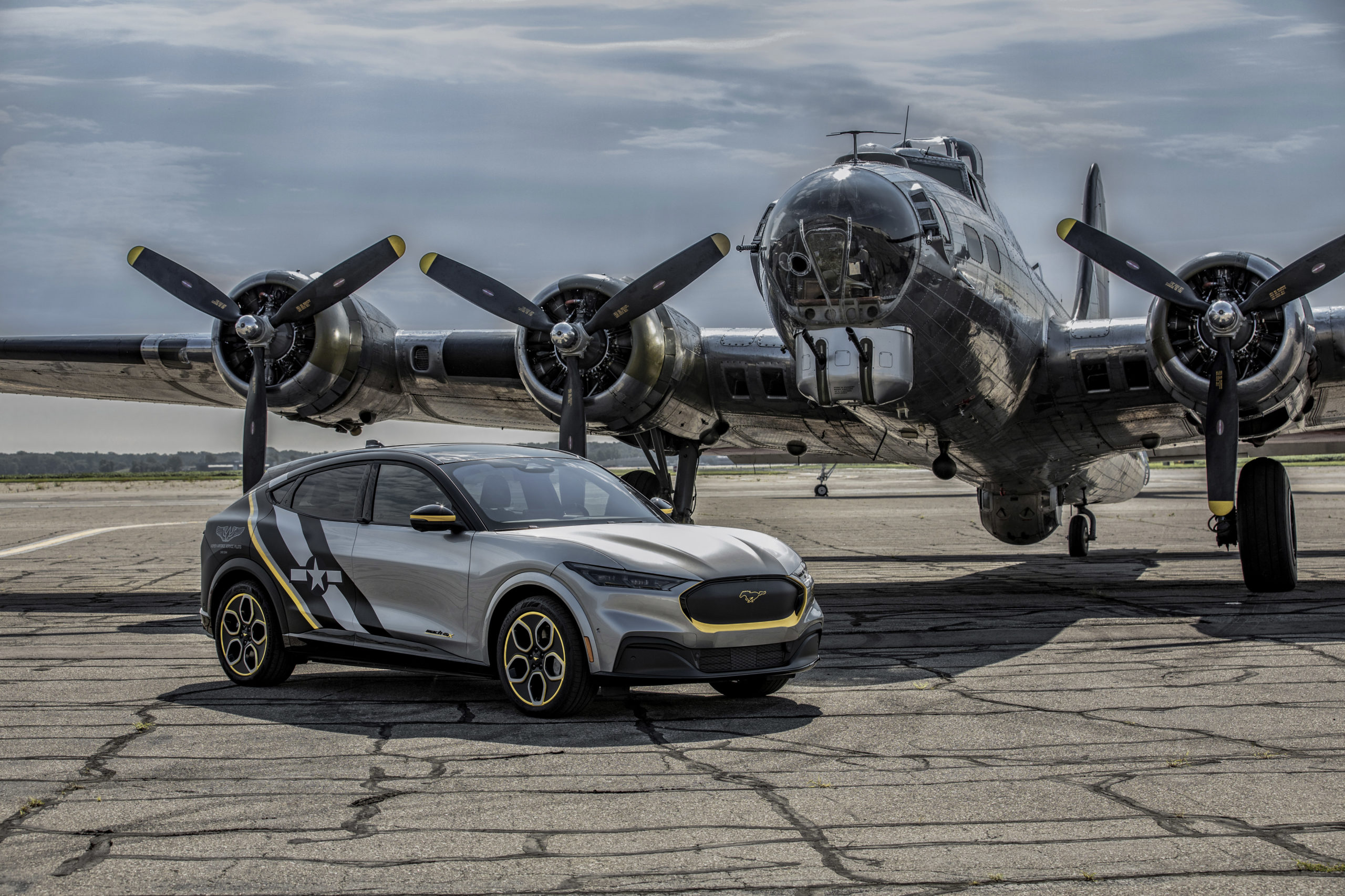 Custom Ford Mustang Mach-E Honors Female WWII Pilots | THE SHOP