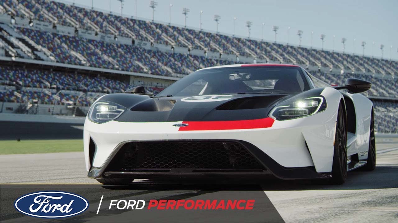 Joey Hand, Peter Miles Take a Spin in the Ford GT Heritage Edition | THE SHOP