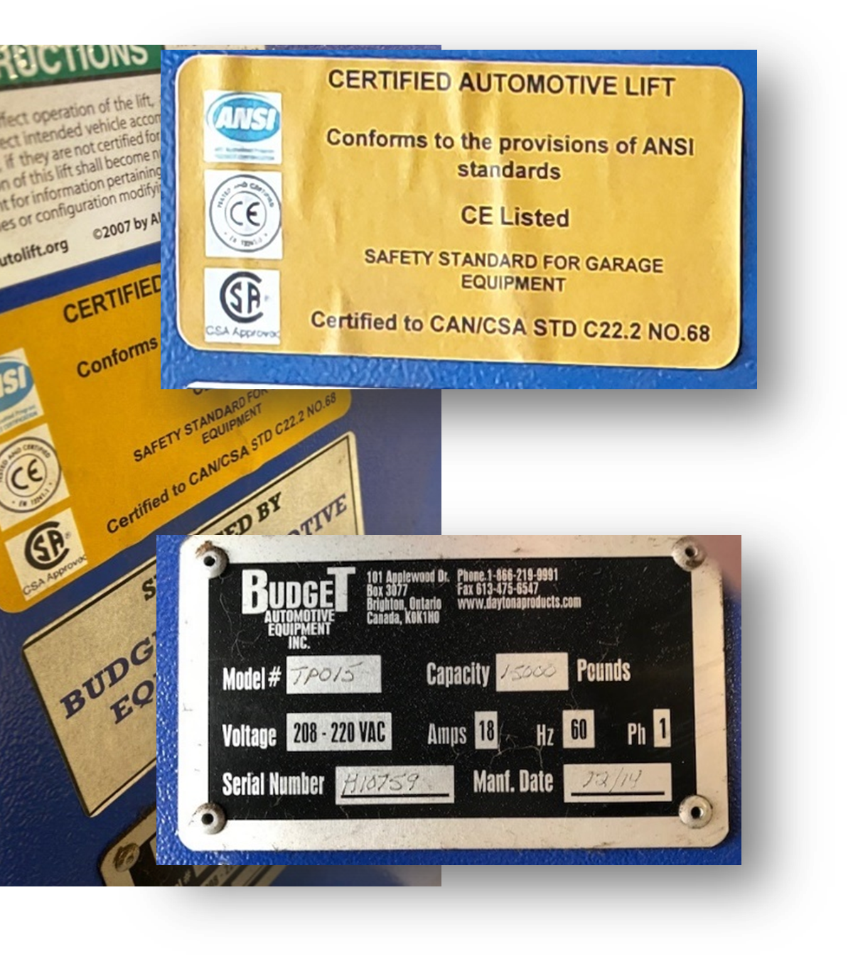 ALI Warns of Counterfeit Lift Certification Labels | THE SHOP