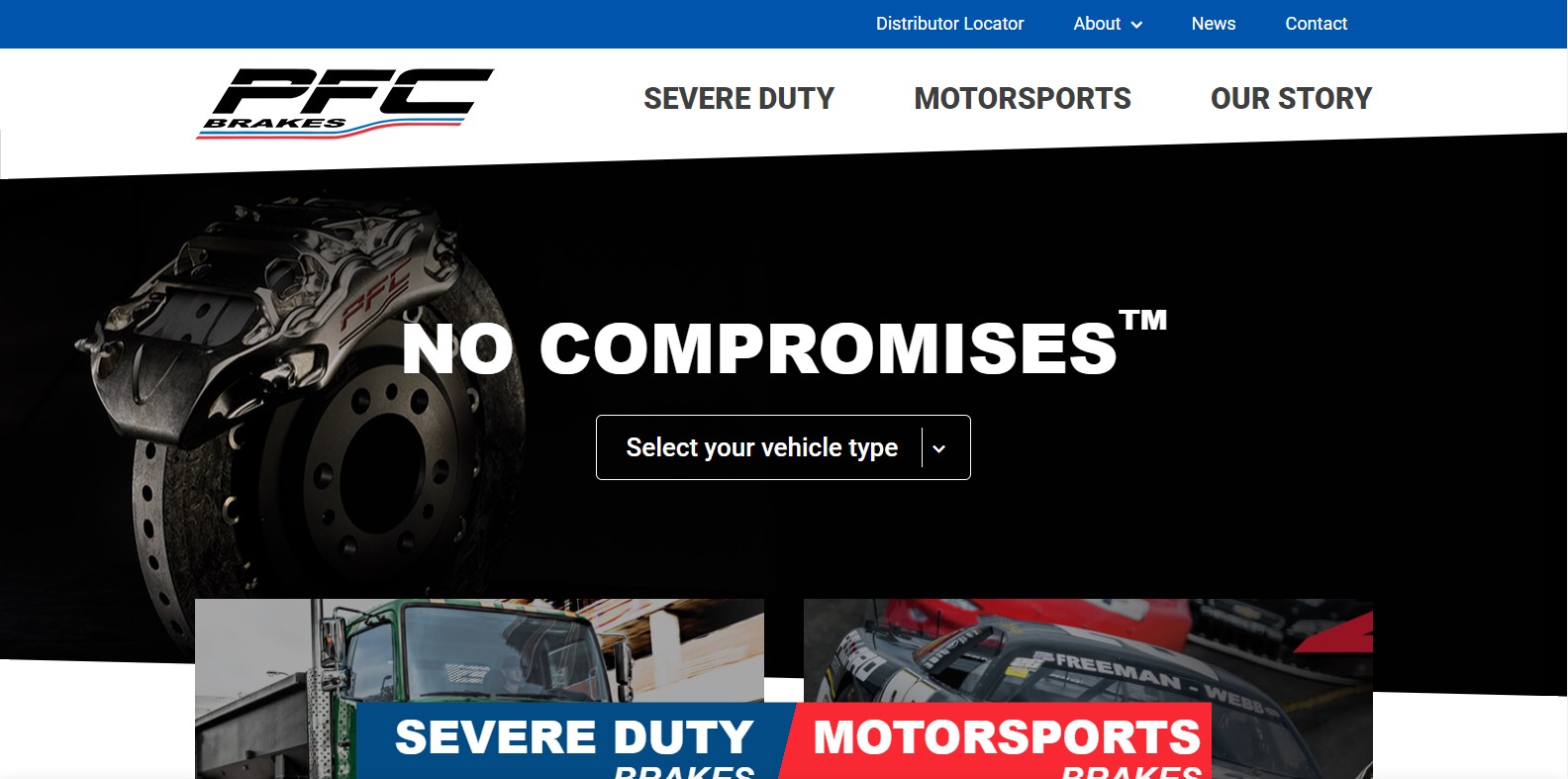 PFC Brakes Launches New Website | THE SHOP