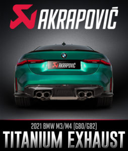 Akrapovič BMW M3/M4 Slip-On Line Exhaust System Now Available at Turn 14 Distribution | THE SHOP