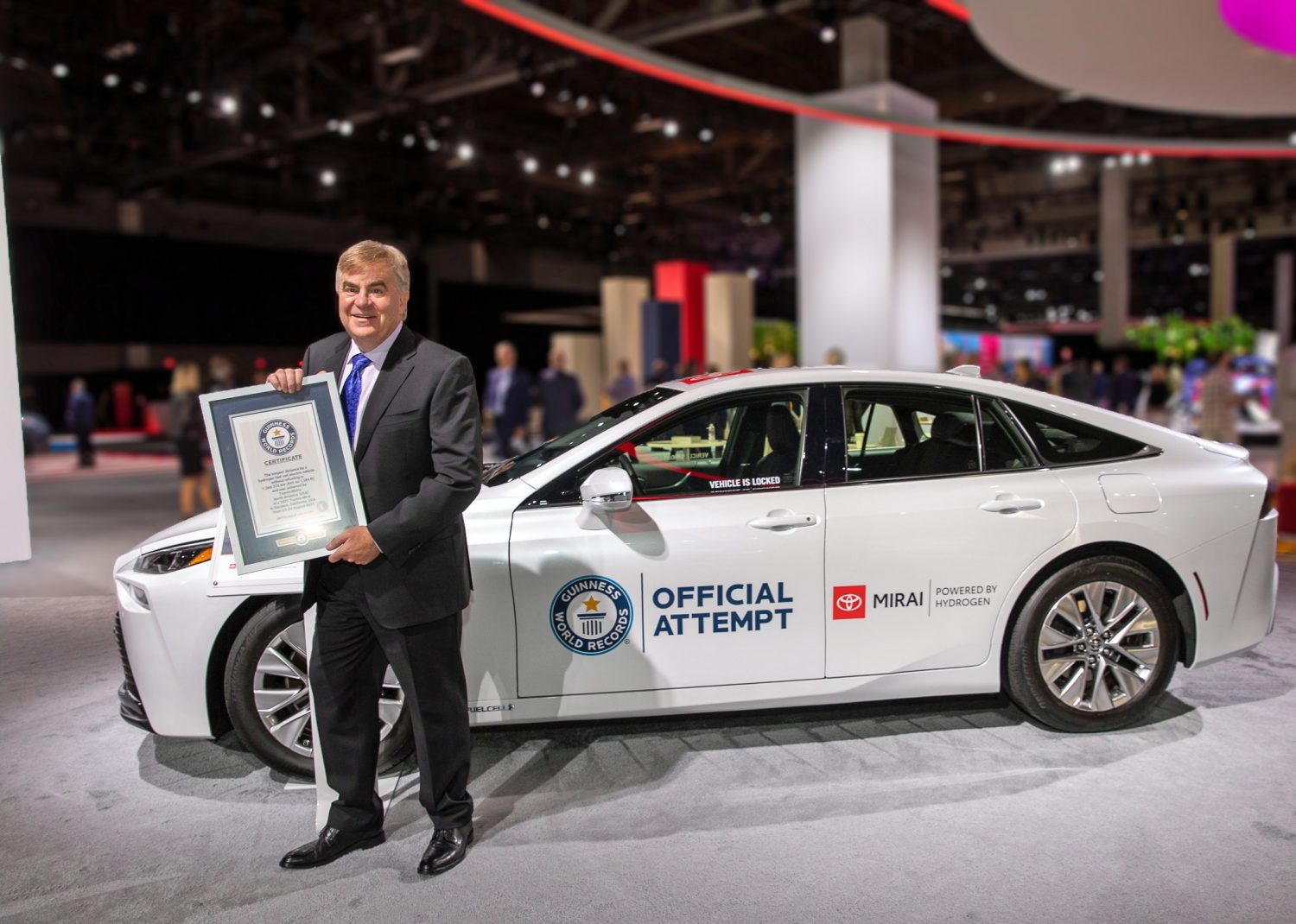 Toyota Mirai Sets Guinness World Record with 845-Mile Zero Emission Trip | THE SHOP