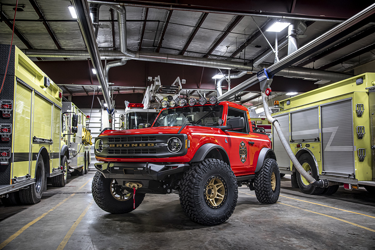 BDS Suspension Turns Bronco into Fire Rescue Truck | THE SHOP