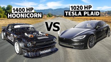Hoonicorn vs. Tesla Model S Plaid | THE SHOP