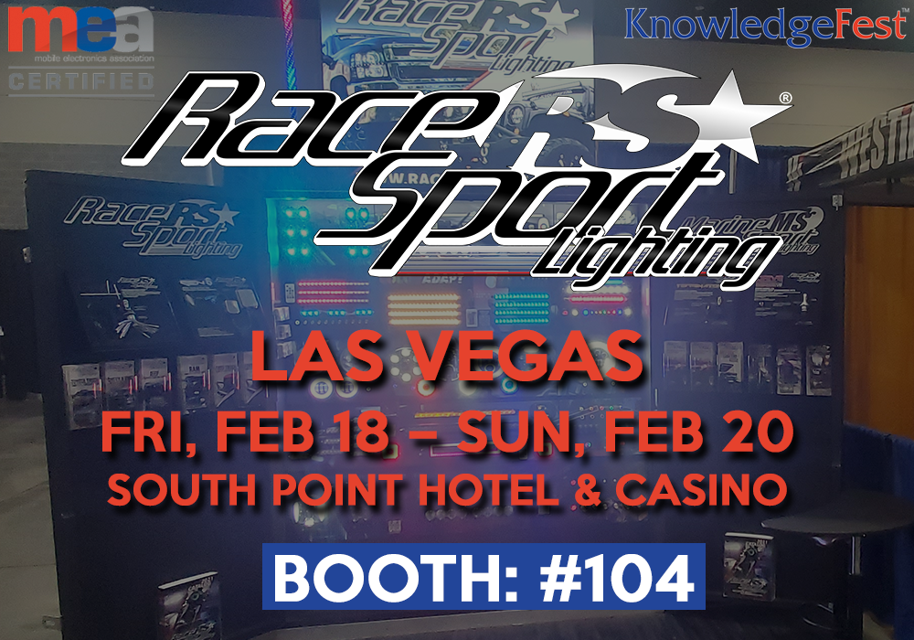Race Sport Lighting to Exhibit at KnowledgeFest Las Vegas THE SHOP