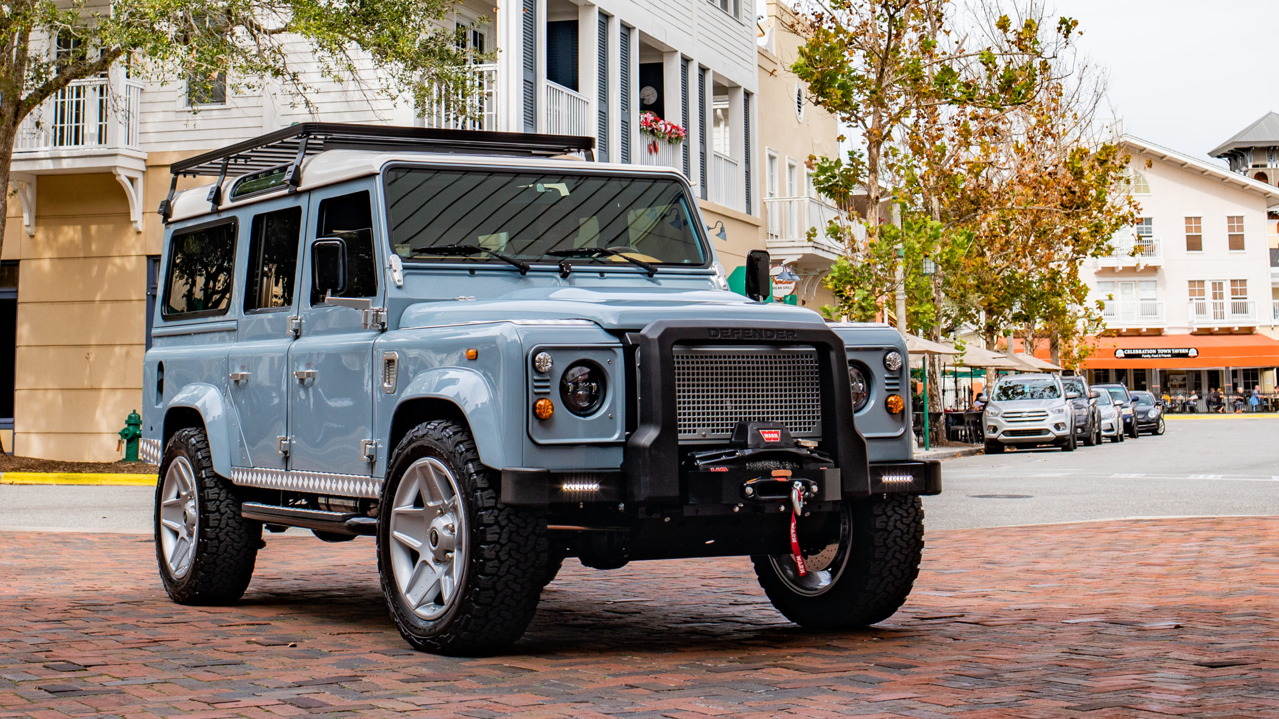 E.C.D. Automotive Reveals Tesla-Powered Defender 110s | THE SHOP