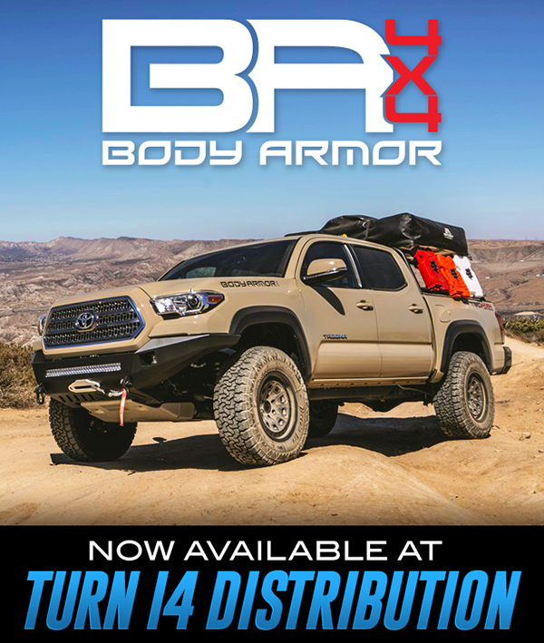 Turn 14 Distribution Adds Body Armor 4x4 to Line Card | THE SHOP