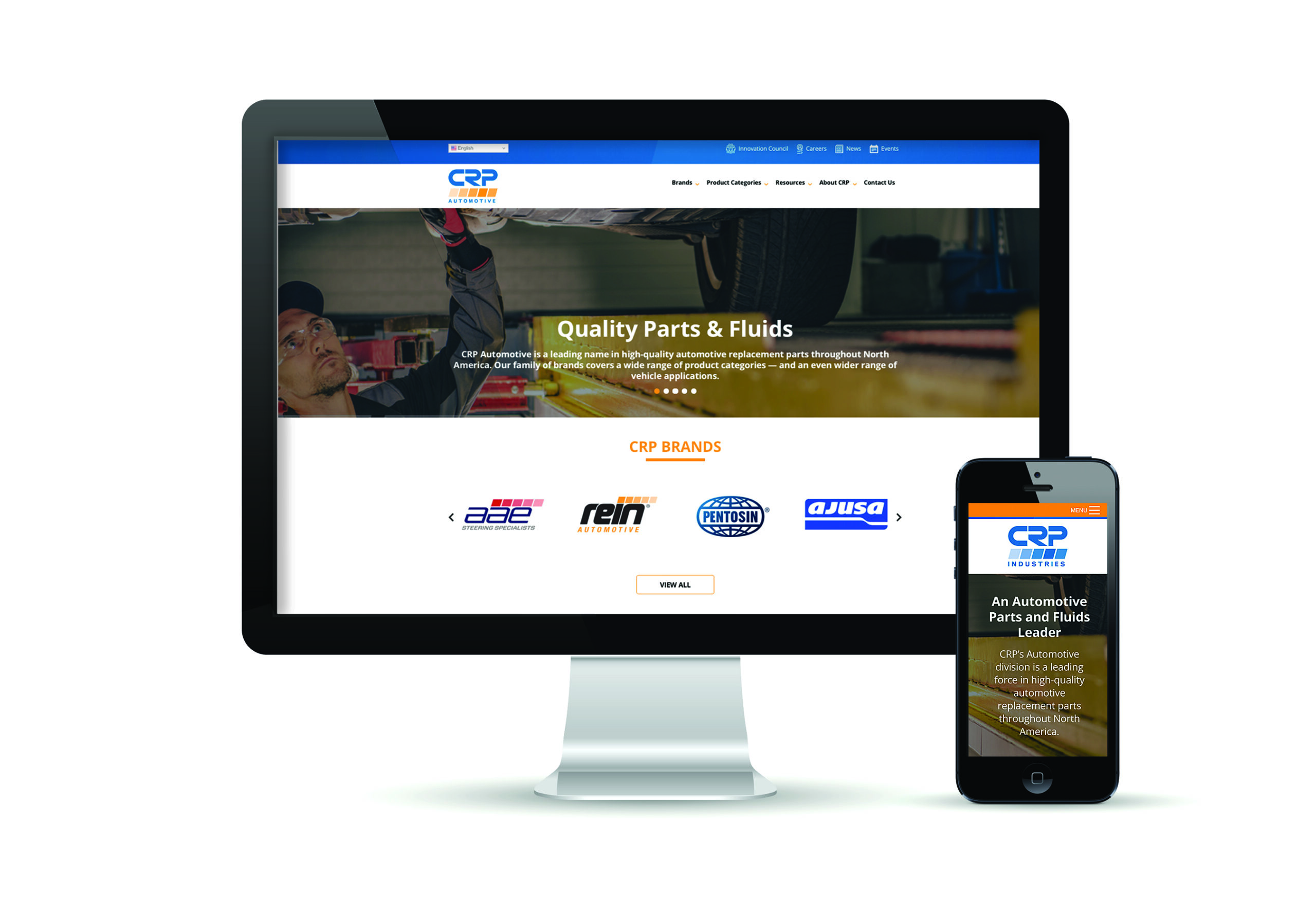 CRP Automotive Launches New Website | THE SHOP