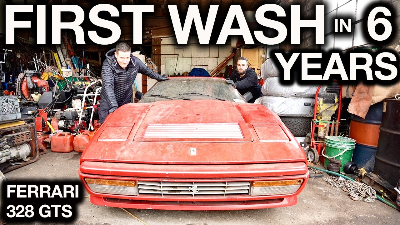 Ferrari 328 GTS Gets First Wash in 6 Years | THE SHOP