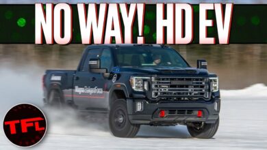 Gas-Powered vs. EV Heavy-Duty Truck Drag Race | THE SHOP