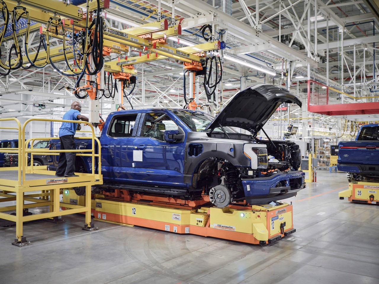 Ford Begins F-150 Lightning Production | THE SHOP