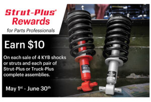 KYB Announces ‘Strut-Plus Rewards’ Program | THE SHOP