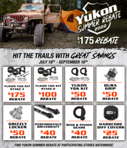 Yukon Gear & Axle Announces Summer Promotion | THE SHOP