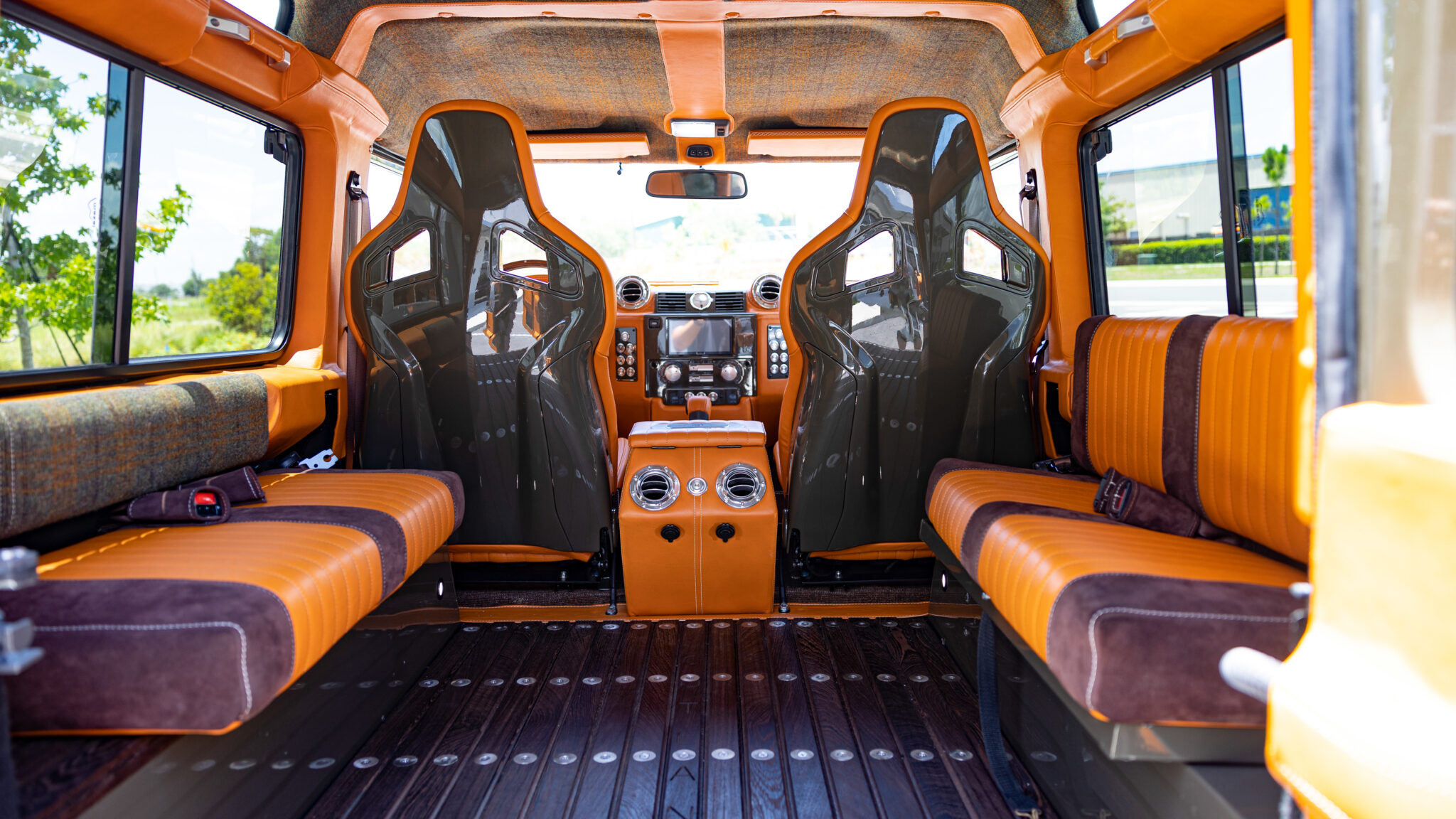 E.C.D. Automotive Design Unveils New LT1Powered Defender THE SHOP