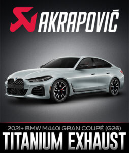 Akrapovič BMW M440i (G26) Evolution Line Titanium Exhaust Now Available at Turn 14 Distribution | THE SHOP