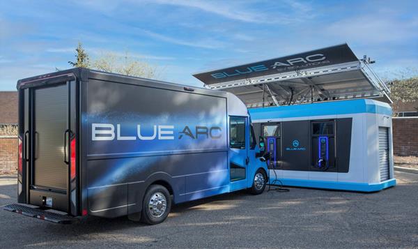 Blue Arc van