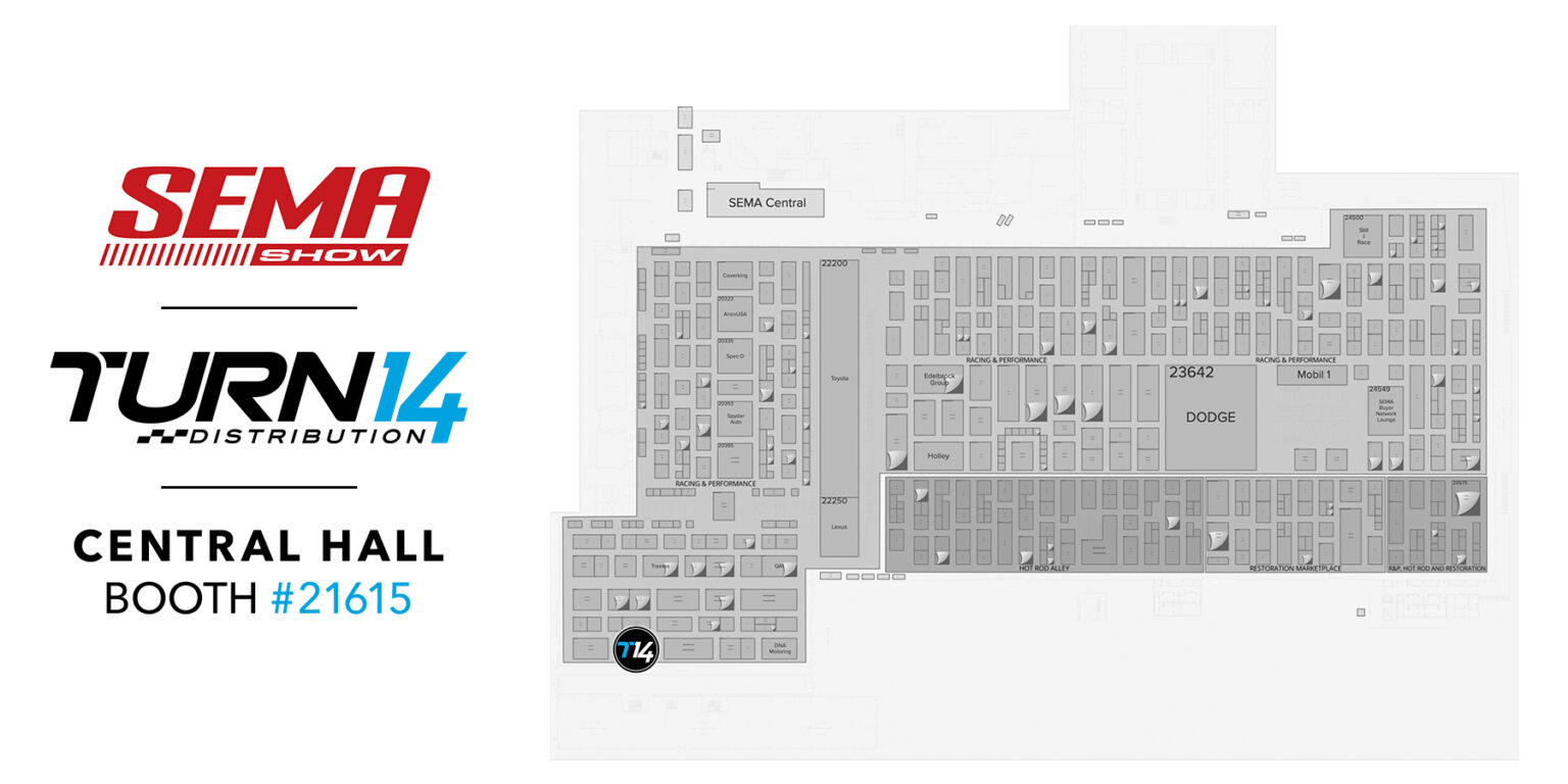 Turn 14 Distribution Plans Multiple SEMA Show Exhibits THE SHOP