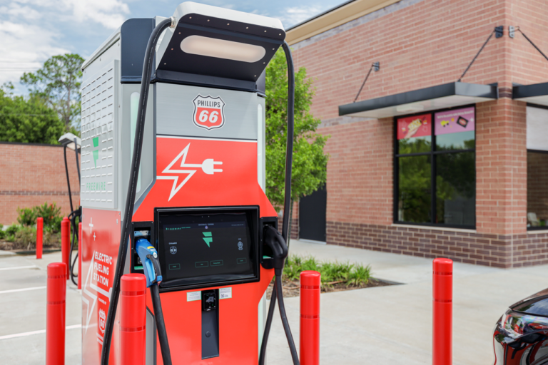 Phillips 66 Adds First EV Chargers THE SHOP