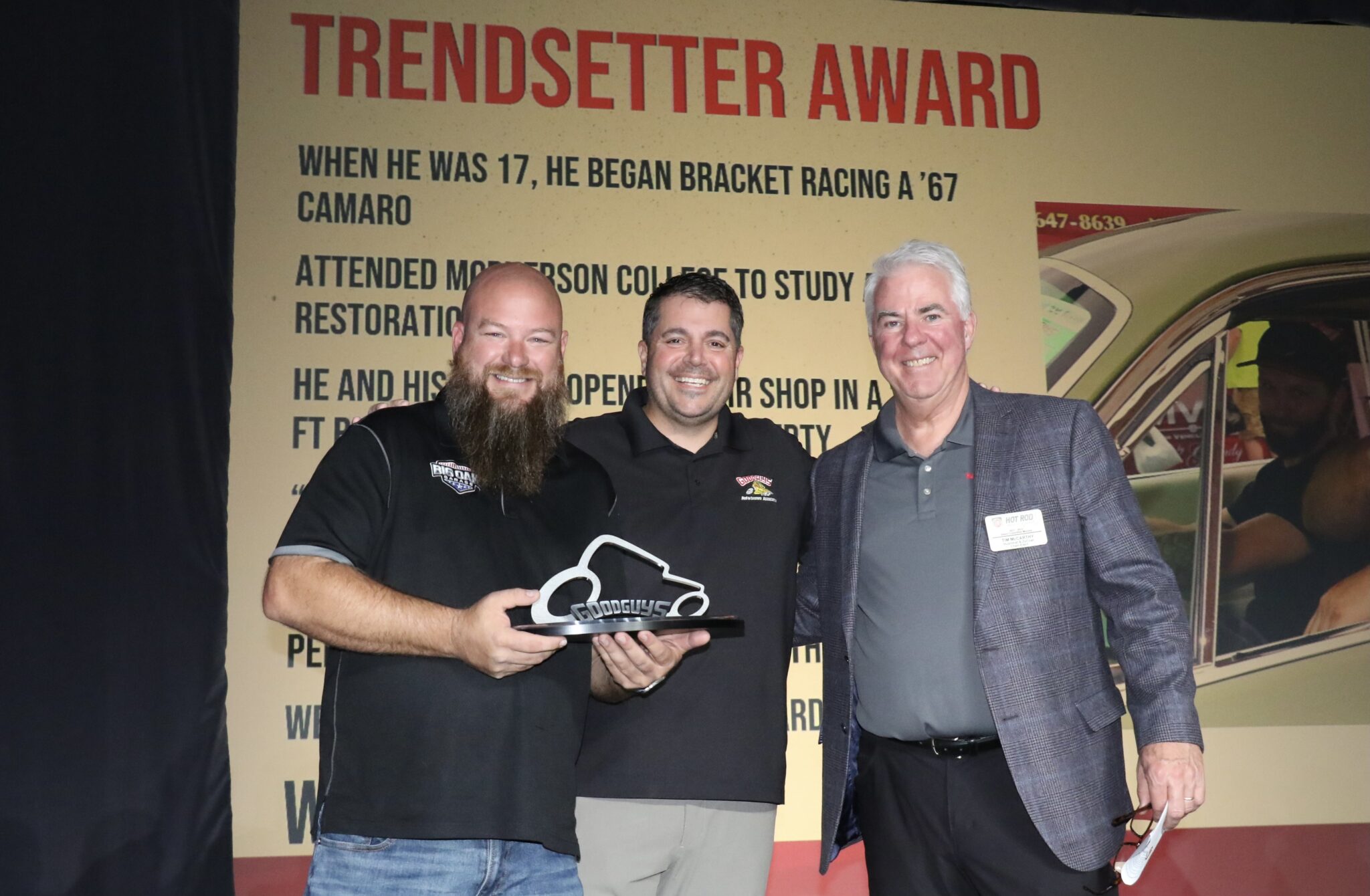 Big Oak Garage’s Will Posey Receives Goodguys Trendsetter Award THE SHOP