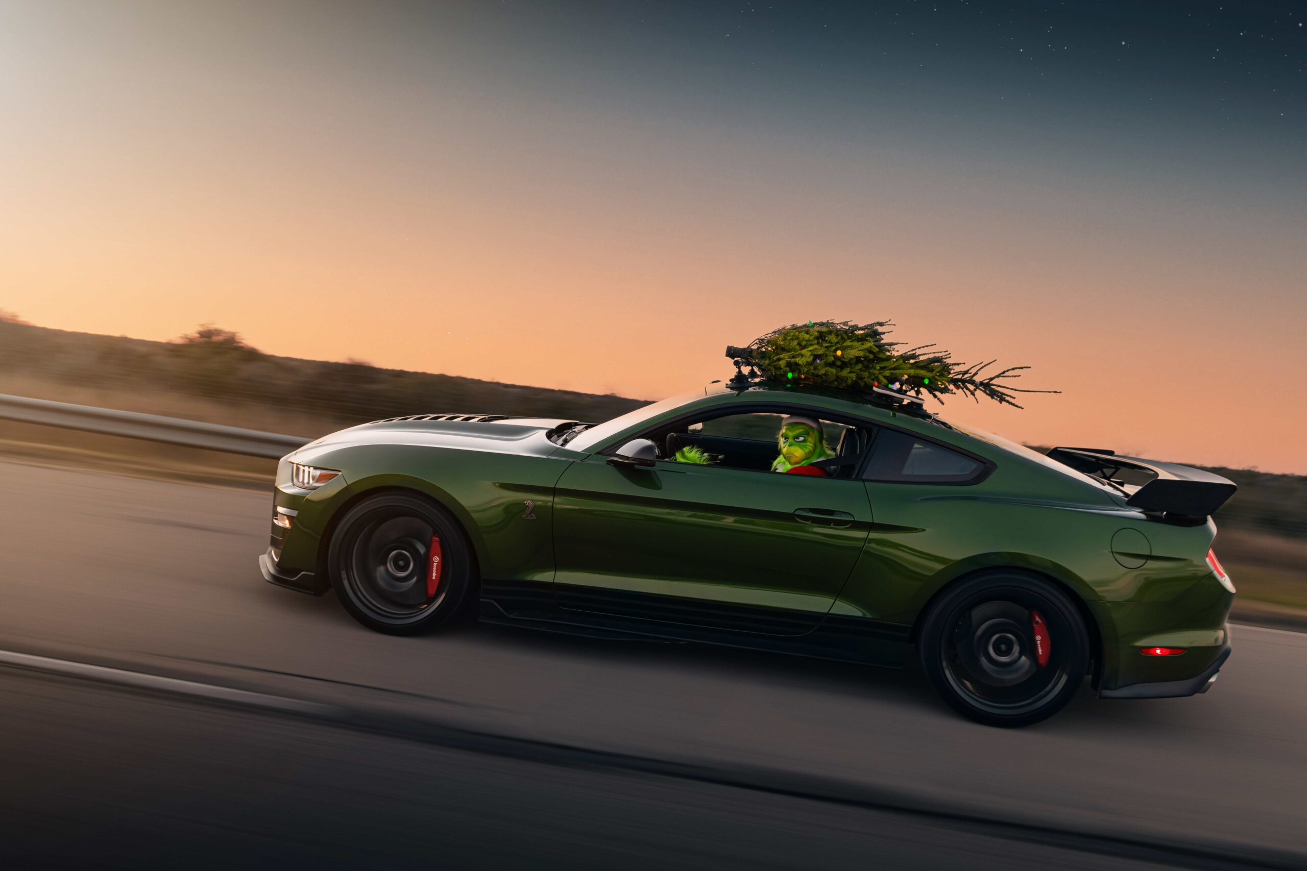 Hennessey Sets Unofficial Record for World’s Fastest Christmas Tree | THE SHOP