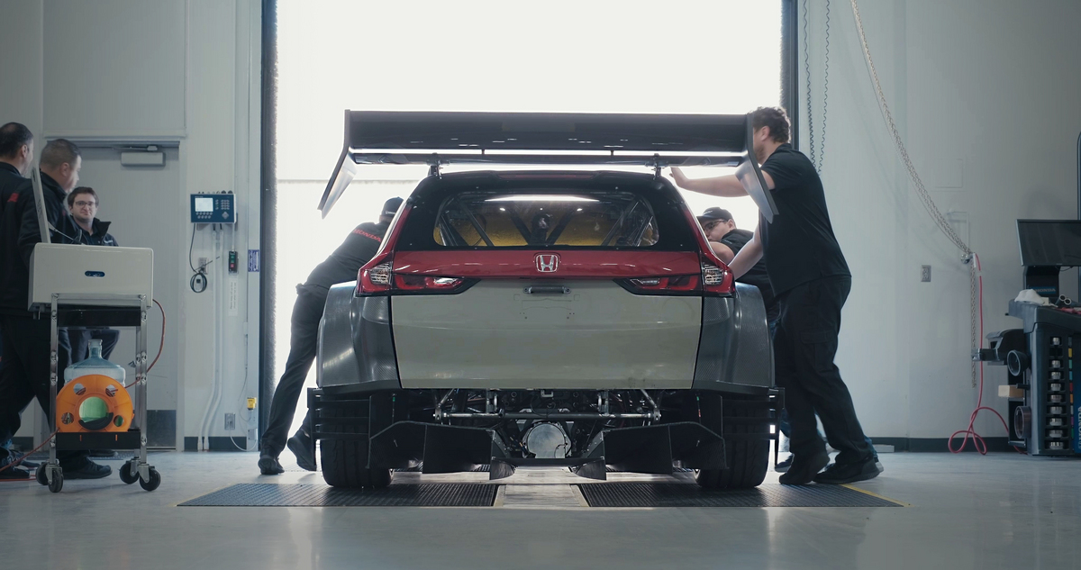 Honda Teases CR-V Hybrid Racer | THE SHOP