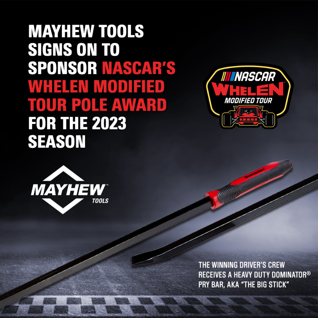 Mayhew Tools Continues NASCAR Modified Tour Pole Award Sponsorship