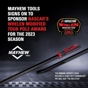 Mayhew Tools Continues NASCAR Modified Tour Pole Award Sponsorship | THE SHOP