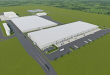 Rendering of the new Nokian Warehouse in Dayton, Tennessee.