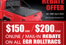 EGR USA Offers Anniversary Gift Card Rebate for RollTrac Covers | THE SHOP
