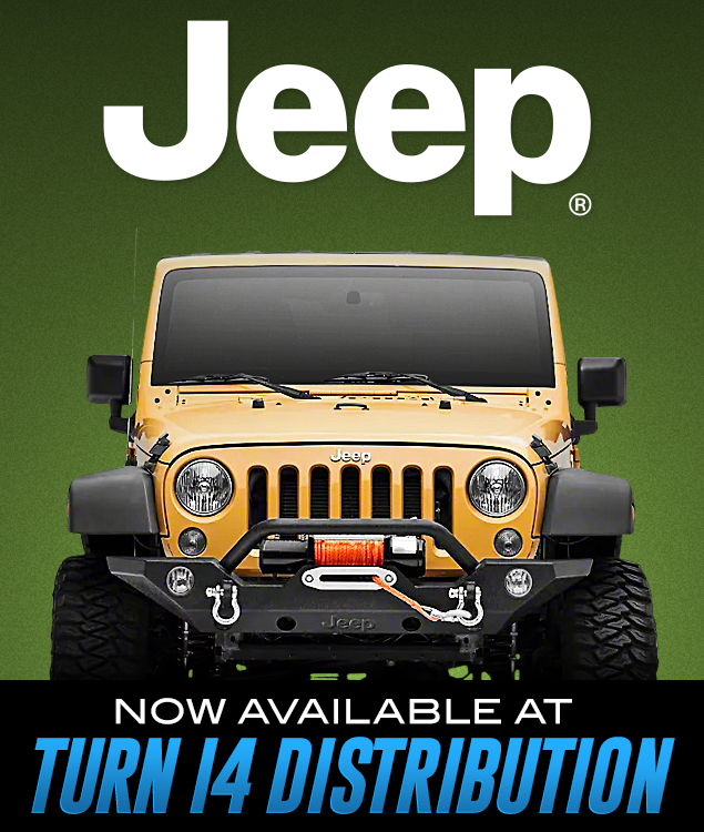 Turn 14 Distribution Adds Officially Licensed Jeep Products to Line Card | THE SHOP