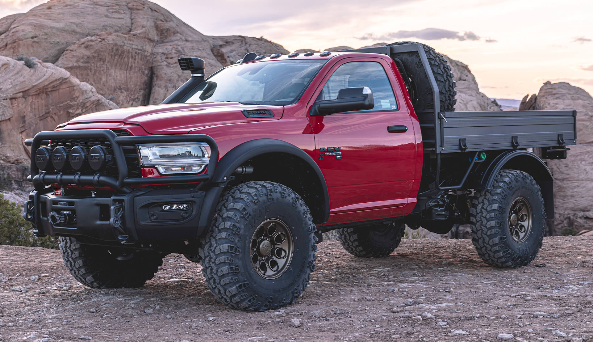 American Expedition Vehicles Previews Ram Prospector XL Tray Bed Truck | THE SHOP
