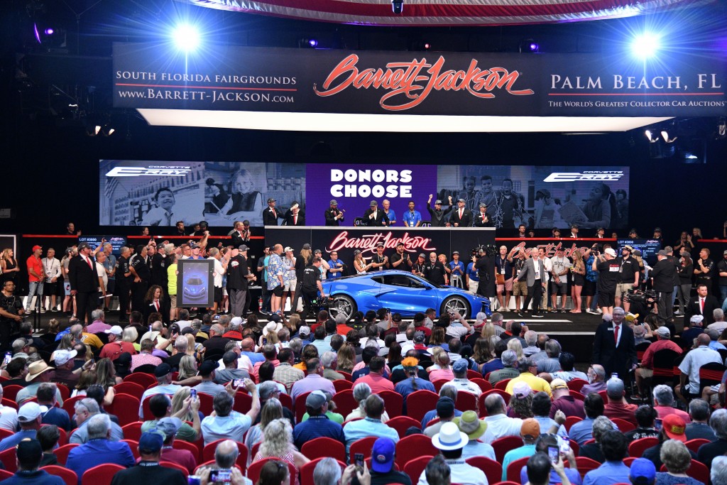 First Hybrid Corvette Sold at Barrett-Jackson Palm Beach Auction | THE SHOP