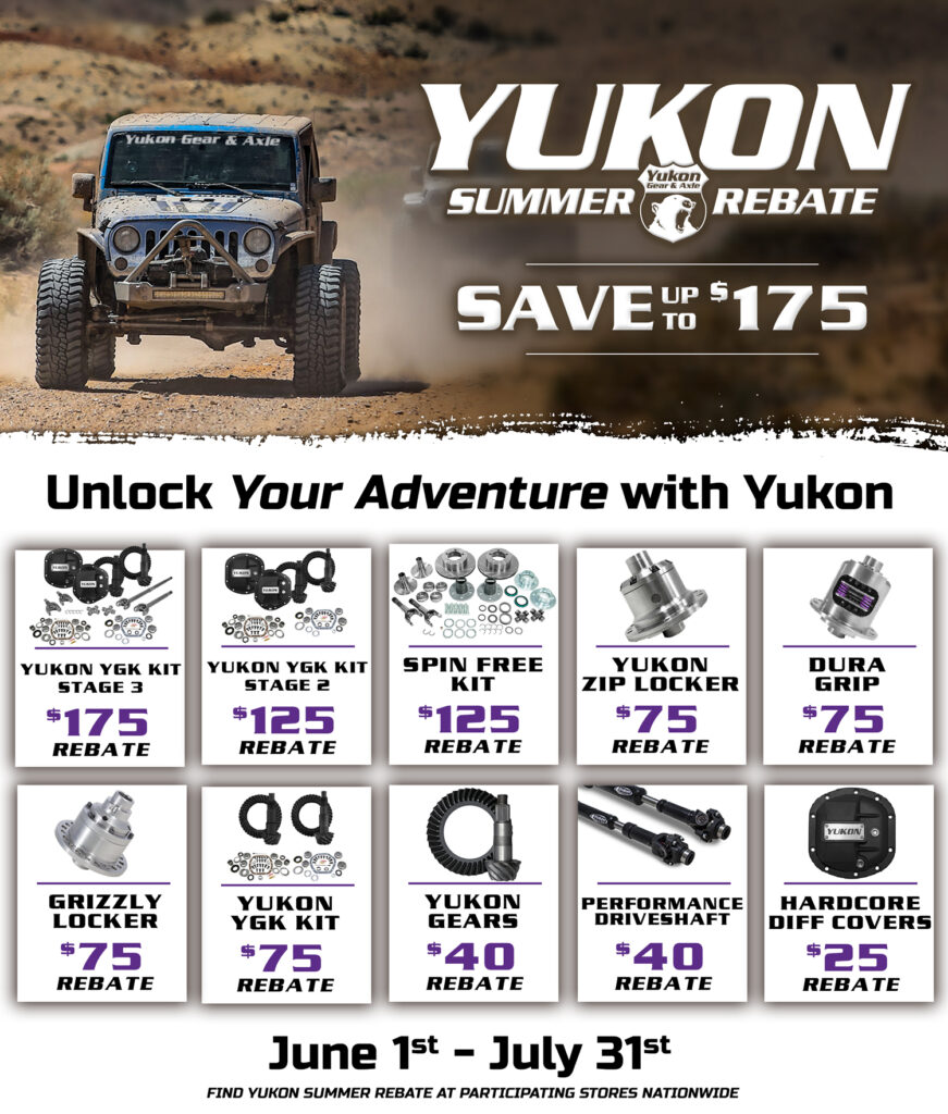 Yukon Gear Axle Details Summer Rebate Program THE SHOP