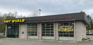 The exterior of a Tint World auto shop