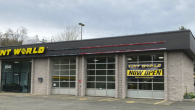 The exterior of a Tint World auto shop