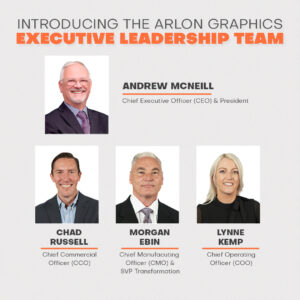 Arlon Graphics Restructures Executive Team | THE SHOP