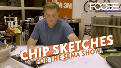 Chip Foose Sketches for the SEMA Show | THE SHOP