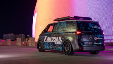 Landsail Tires Showcases 2023 VW ID. Buzz Cargo Van at SEMA Show | THE SHOP
